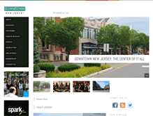 Tablet Screenshot of downtownnj.com